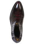 Cowboy Ankle Boot by El General - Chameleon Wine 179