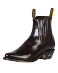Cowboy Ankle Boot by El General - Chameleon Wine 179