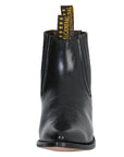 Ankle Cowboy Boot by El General - Black Chameleon 181