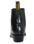 Ankle Cowboy Boot by El General - Black Chameleon 181