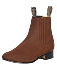 El Besserro Charro Boot - Nobuck Camel 204