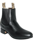 El Canelo - Charro Ankle Boot - Atlas Black 232