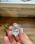 Cluster - size 8 - red spiny and sterling silver