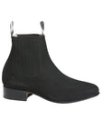 Canelo Charro Boot - Black Nobuck 3663