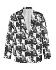 Black White Cowboy Women's Western Blazer