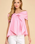 Off The Shoulder Bow Top