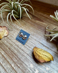 Simple Sterling Silver Stud Earrings – 10mm Round