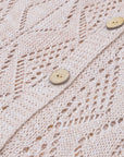 Mckenzie Hollow-out Openwork Knit Cardigan