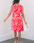 Bridget Abstract Floral Mini Dress