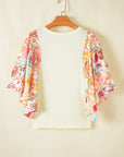 Sariyah Floral Half Batwing Sleeve Blouse