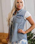 Miller Denim Flap Pocke Vest