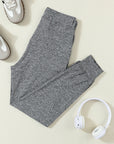River Drawstring Waist Pocketed Leggings