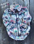Shea Baby Wild Buffalo Pearl Snap Onesie