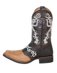 El General Rodeo Boot - Crazy  Honey/ Dark Brown 33316