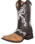 El General Rodeo Boot - Crazy  Honey/ Dark Brown 33316