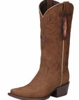 El General Limited Edition Western Boot - Nobuck Camel 34513