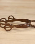 Metallic Bronze Short Shank Spurs
