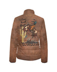 How Bout Them Cowboys Women's Puffy Bomber Jacket
