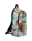 Vintage Bull Collage Western Backpack