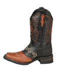El General Rodeo Boot - Crazy Wine with Embroidery 40667