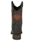 El General Rodeo Boot - Crazy Wine with Embroidery 40667
