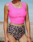 Ainsley Sleeveless Tankini Set