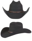 El Senor de los Cielos Felt Western Hat 50x Black 41675