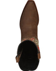 El General Rodeo Western Boot - Suede Brown 41789