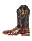 El General Rodeo Boot - Printed Caiman Light Brown 41794