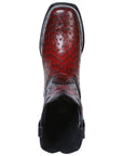 El General Rodeo Boot - Printed Avestruz Burgundy 41901