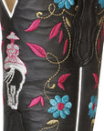 El General Ladies Rodeo Boot- Crazy Black 42976