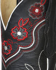 Woman Cowboy boot El General - Leatrher Crazy Black 42977
