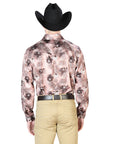 Light Brown Casual Long Sleeve Shirt 43947