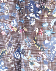 Navy Floral Casual Long Sleeve Shirt 43953