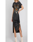Tiger Mineral Wash T-shirt Dress