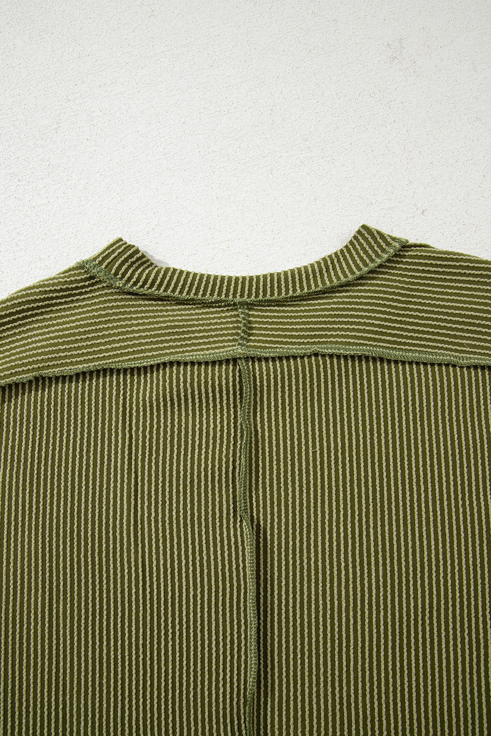 Corded Knit Short Sleeve T-Shirt