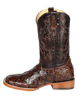 El General Men's Exotic Monster Fish Rodeo Boots - Brown 44116
