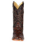 El General Men's Exotic Monster Fish Rodeo Boots - Brown 44116