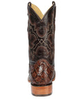 El General Men's Exotic Monster Fish Rodeo Boots - Brown 44116