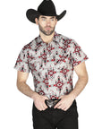 El General Western Shirt - Gray 44446