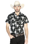 El General Western Shirt - Black 44447