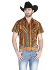 El General Western Shirt - Mustard 44455