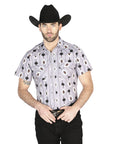 El General Western Shirt - Gray 44461