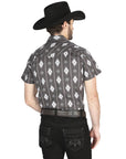 El General Western Shirt - Black 44462