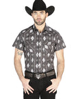 El General Western Shirt - Black 44462