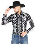 El General - Casual Long Sleeve Shirt - Black 44501