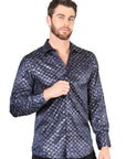 El General Navy/Gold Casual Long-Sleeve Shirt 44548