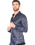 El General Navy/Gold Casual Long-Sleeve Shirt 44548