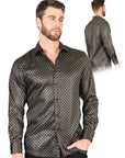 El General Black/Gold Casual Long-Sleeve Shirt 44550