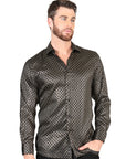 El General Black/Gold Casual Long-Sleeve Shirt 44550